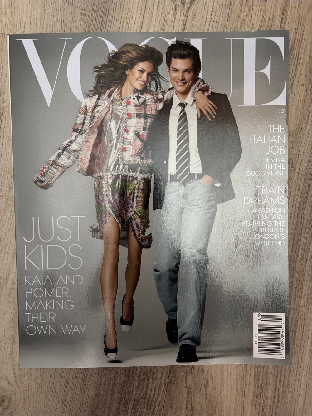 Vogue Magazine September 2026 Condé Nast Just Kids Kaia and Homer
